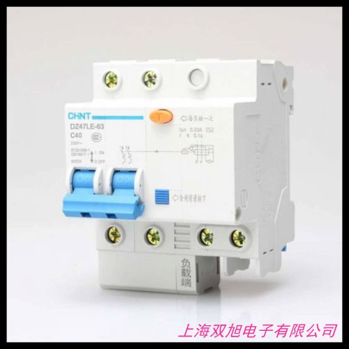 家用dz47le 1P+N 6A-63A小型带漏电保护器断路器空气开关