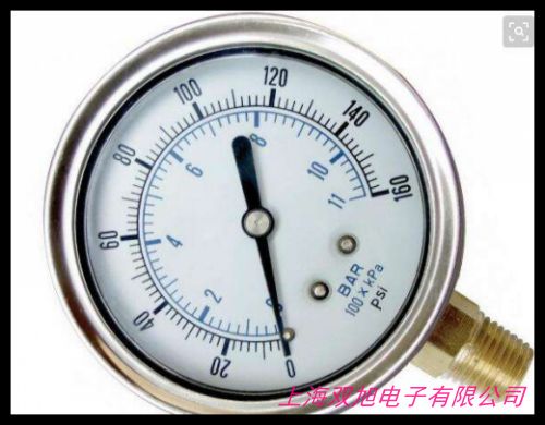 螺纹式全不锈钢耐高温,耐腐蚀隔膜压力表,全不锈钢隔膜压力表